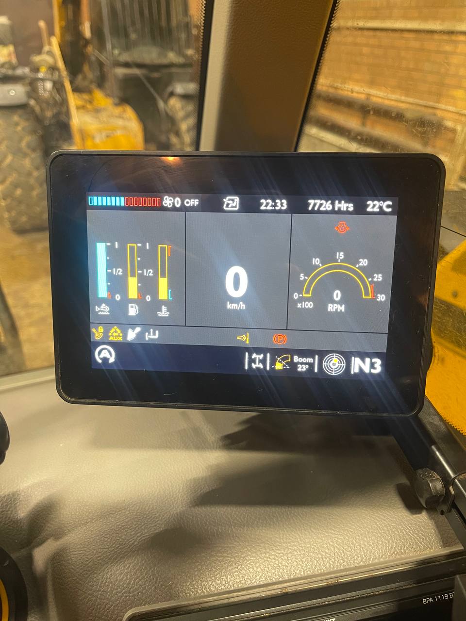 Приборная панель JCB без ошибок после удаления AdBlue